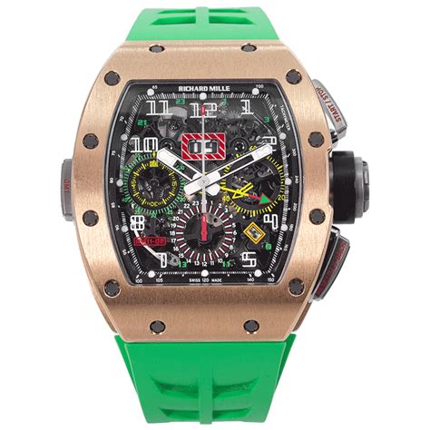 richard mille green watch|Richard Mille Watch green strap.